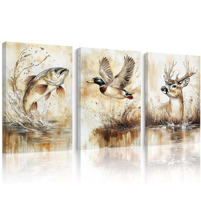 3 Piece Wrapped Canvas Print