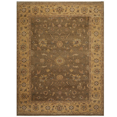 Surgoinsville One-of-a-Kind 9' X 11' Wool Area Rug in Moss