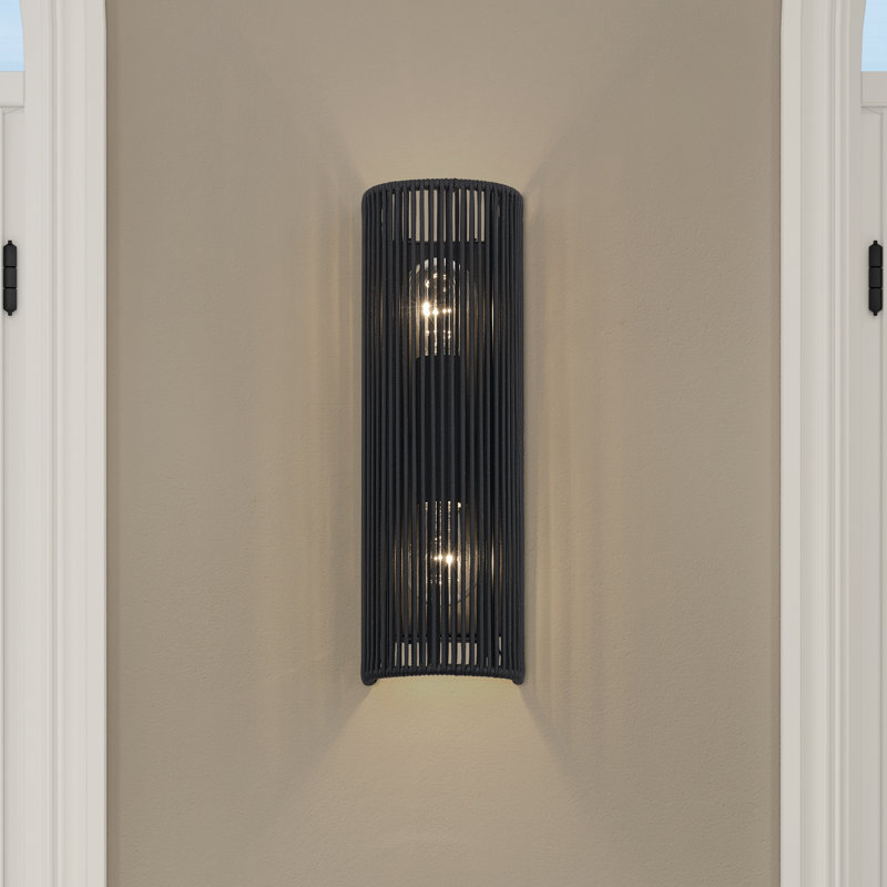Yount Black Ada Sconce, Black, Matte Black