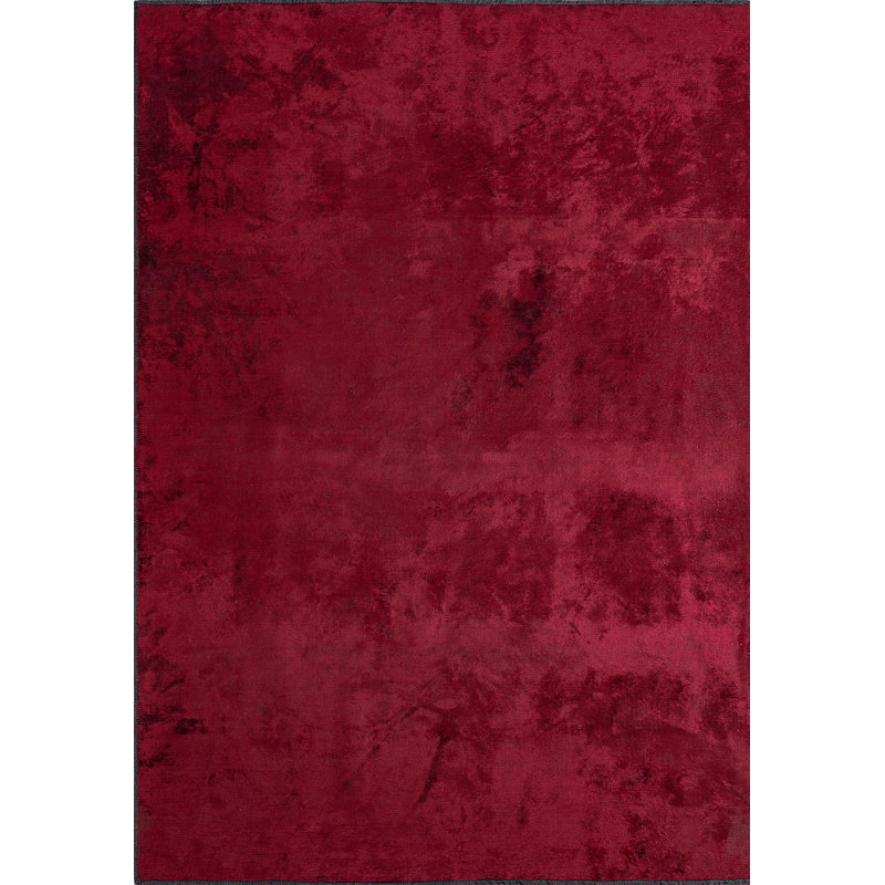 Rapture Area Rug in Red, Rectangle 6'7" x 9'10"