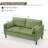 57.9" Velvet Loveseat Sofa,Upholstered Loveseat Couch With 2 Extra Soft Cushions & Convenient Side Storage,Comfortable And Stylish Two-Seater,Modern Sofa For Apartments, Studios, Offices & Small Spaces-499682888