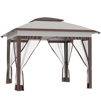 141 Ft. W x 141 Ft. D Steel Pop-Up Canopy