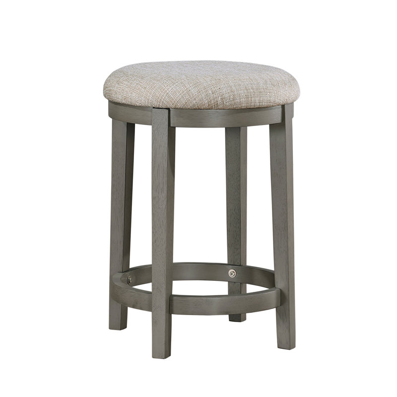 Chotu 4PC Counter Height Dining Set Counter Height Table with Bench 2x Stools Foam Cushioned Seats