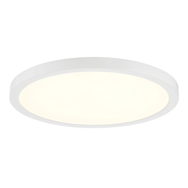 artemis LED Flushmount - Round, 10W, 5CCT,, 1" H x 15" W x 15" D, White