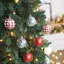Arbre de Noël 6 pi / 7,5 pi avec lumières, arbres de Noël minces pré-éclairés, 4 couleurs disponibles-1136279611-1116413966