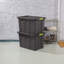 Bac de rangement empilable Sterilite Latching Tuff1 avec couvercle à loquet-104713202-104713200