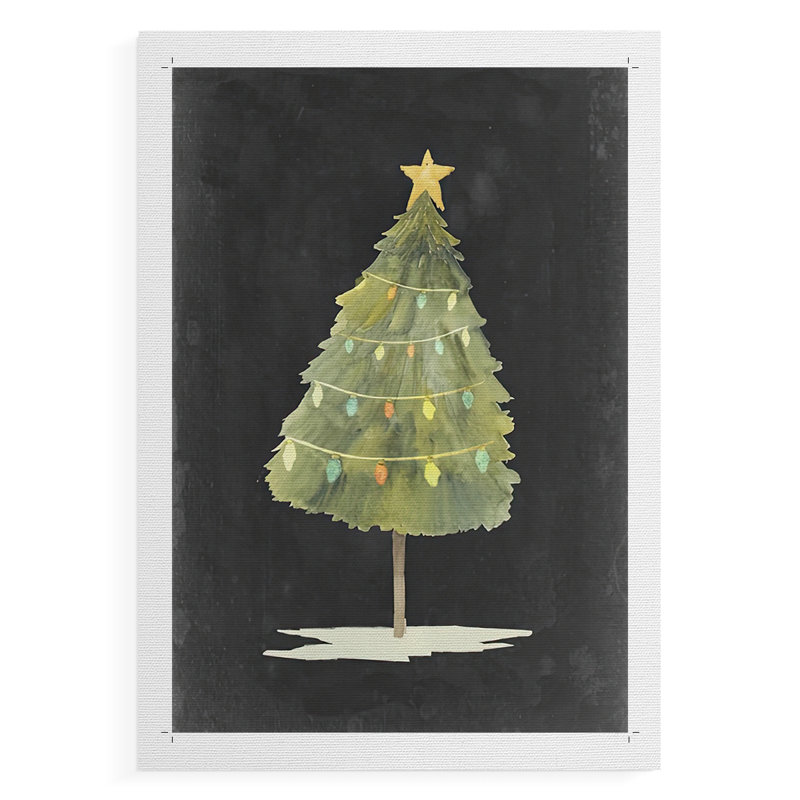 Christmas Glow I - Impression sur toile seulement - NON CADRE, H 18 po x l 12 po