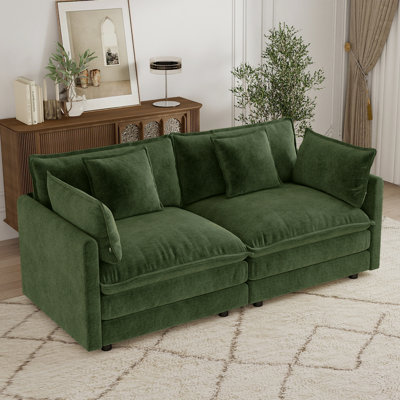 Cloud Sofa Chenille Sofa 2 Seater Sofa