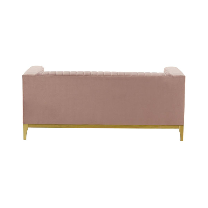 Antowine 2 Seater Sofa, Purple Velvet