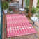 Tapis d'extérieur Magenta_Unique Loom Traliccio
