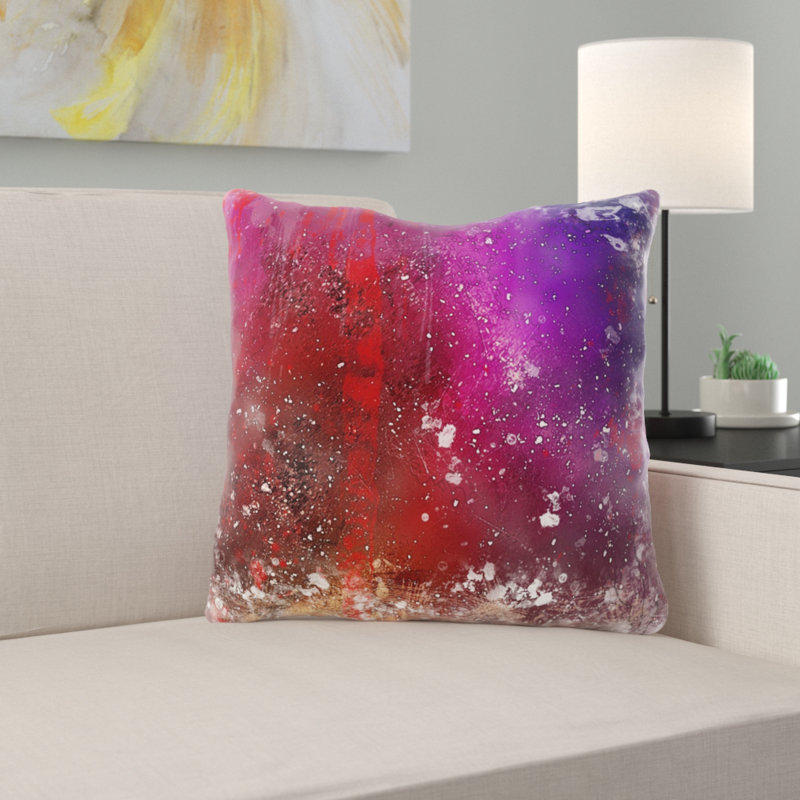 Coussin décoratif Mervyn, Microsuède, Intérieur