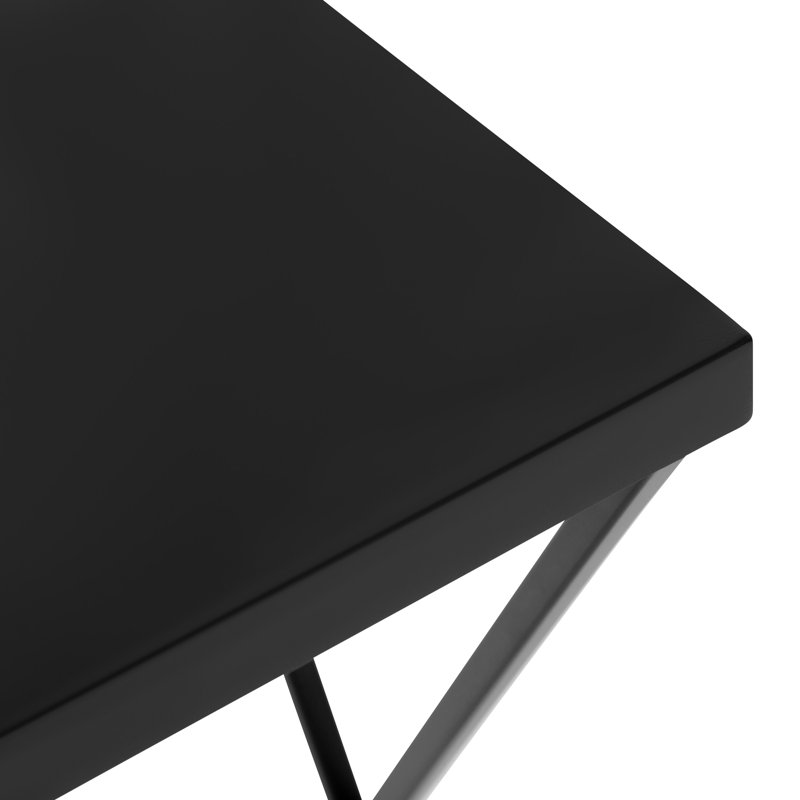 Table de bout Amdanda, Noir