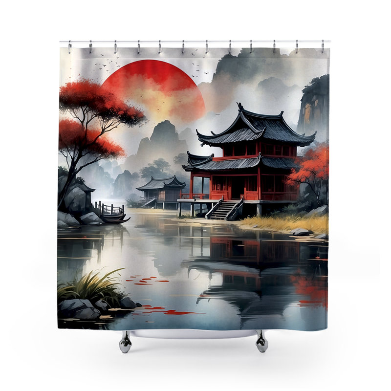 Art Shower Curtain, Sato Chinese
