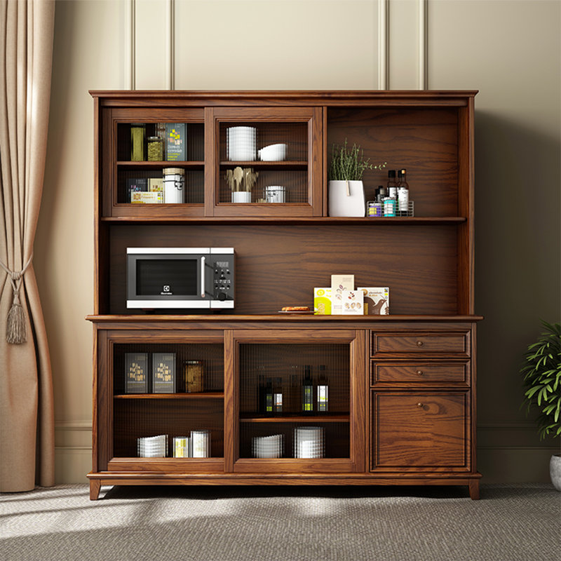 Buffet en bois de noyer massif