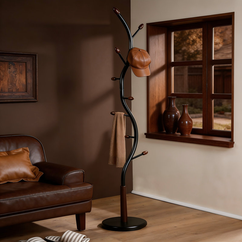 Pied de plancher en noyer noir clair