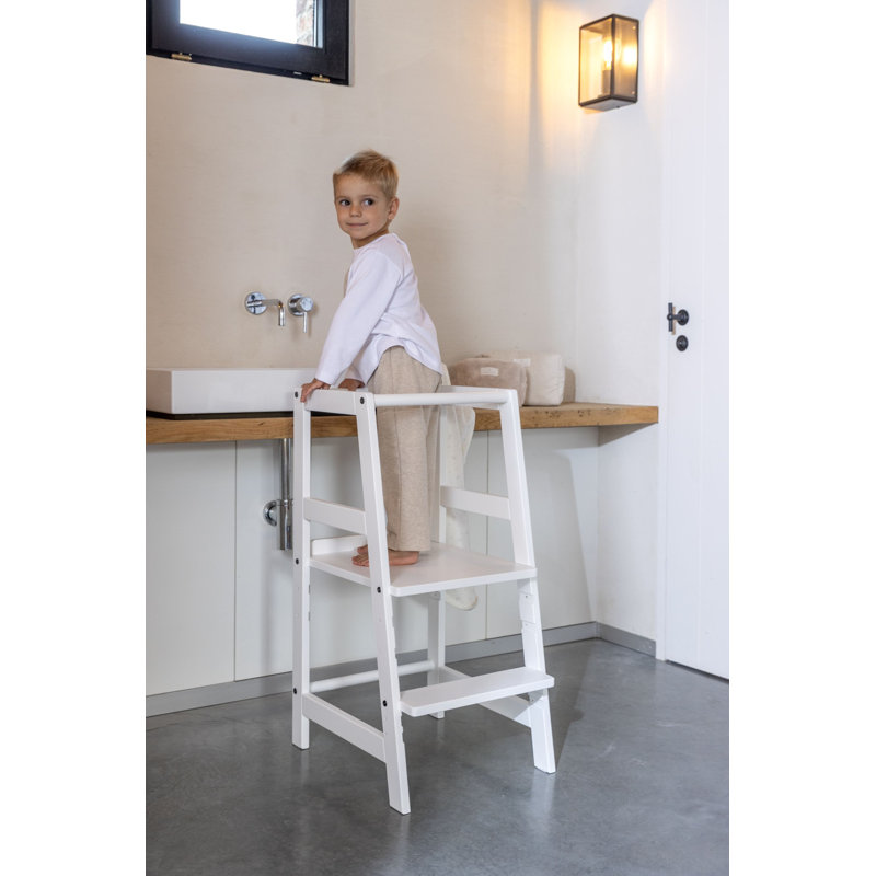 Step Stool, White