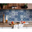Carreaux amovibles en vinyle noir et gris 8 po x 8 po-781804787-781804782