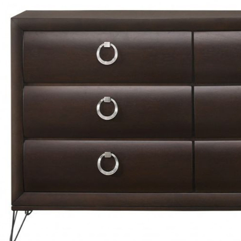 Commode standard 63 tiroirs 63 po Merlot