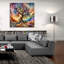  «Abstract Tree» par Rey Klimt, art mural en verre acrylique, 36 po x 36 po