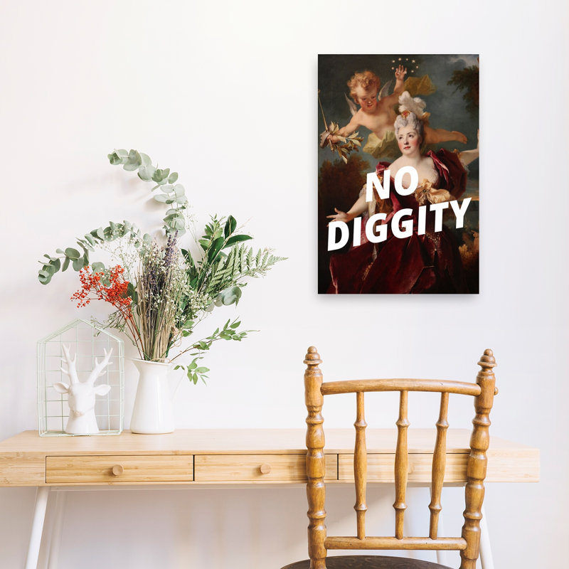 Regal Woman No Diggity Bold Classic Elegant Portrait Landscape Wall Art Print, 24" H x 16" W