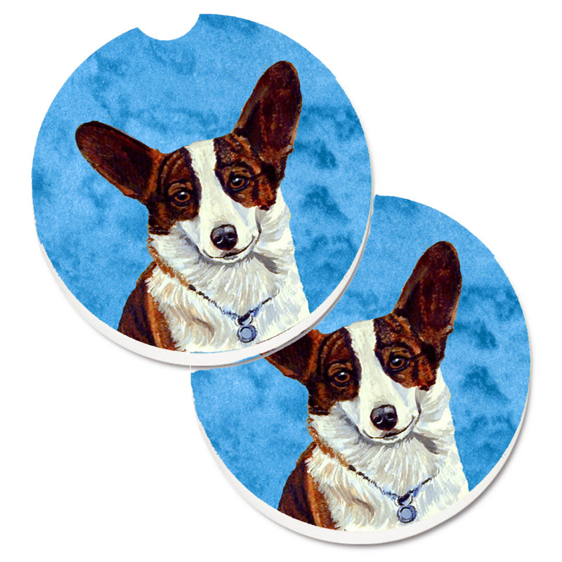 Sous-verre barbu collie voiture, Corgi