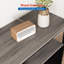 Modern TV Stand with Drawers & Open Shelves – Multi-Functional Entertainment Center– Slim Console for 50-55 Inch TVs – Elegant Black & Gray Board – Gray Board with Black Cloth