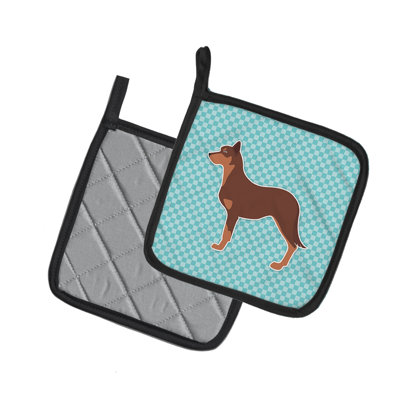 Cuisinier poignée de damier pour chien east urban home australian kelpie