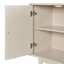 Buffet 4 portes avec portes à motif convexe pour la cuisine
