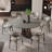 Italian style high-end round dining table sets-105967607