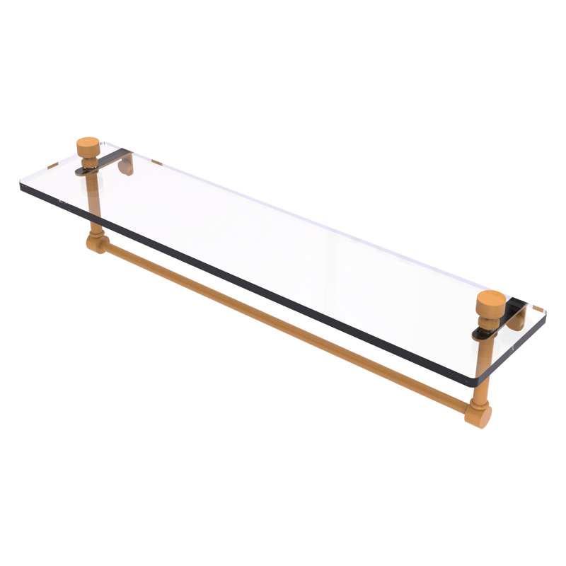 Tablette de meuble-lavabo Foxtrot, H 5 po x l 22 po x P 5 po, Jaune doré