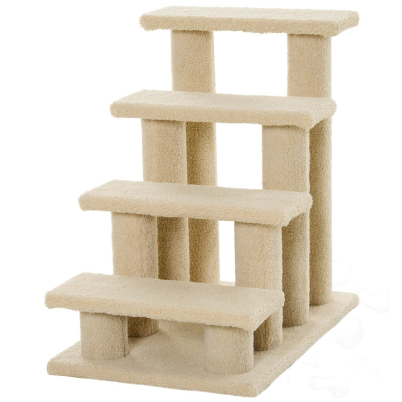 Arbre à chat avec poteau à griffer et escalier pour animal