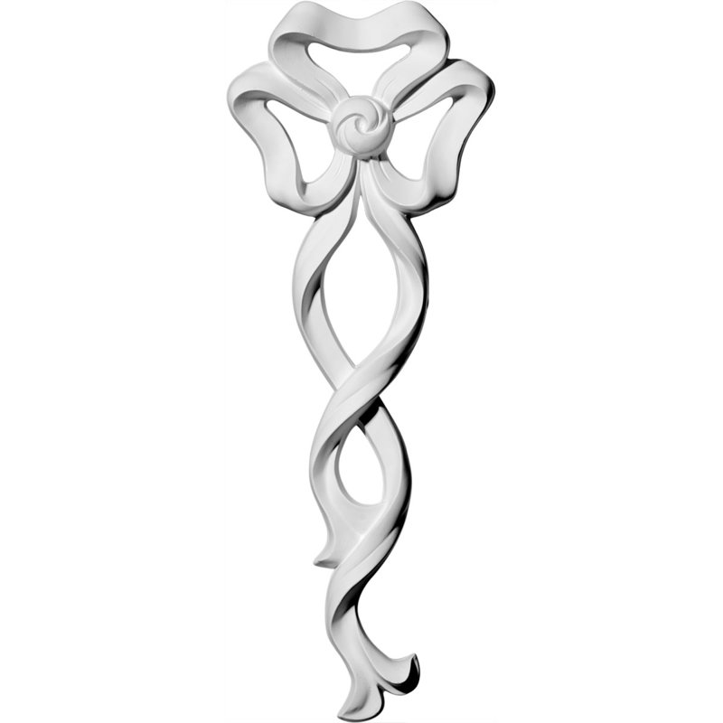 Versailles 12.38'' H x 4.75'' W x 0.88'' D Urethane Onlay Scroll