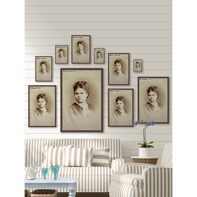 Be Authentic - Single Picture Frame Print, 45cm H x 38cm W x 3.81cm D