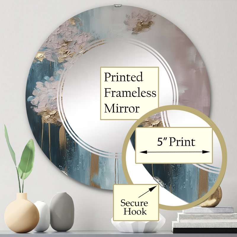 Miroir mural Wendelien, 24 po x 24 po