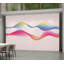 Murale pelez et collez de qualité supérieure - Vagues de couleurs abstraites-1661779513