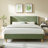 Janine Corduroy Upholstered Wingback Bed with Slat Kit and Solid and Manufactured Wood Frame -749801293-749801280