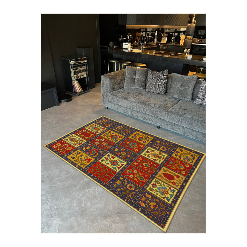 Tapis beige tissé traditionnel Mosso, 2'6" x 4'11"
