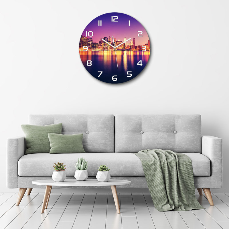 Jibson Glass Wall Clock
