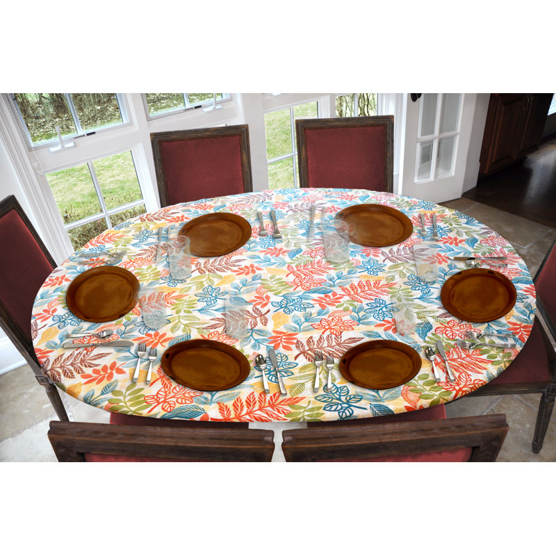Botanical Round Tablecloth,  48" x 68"