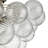3-Light Dimmable Ribbed Glass Semi Flush Mount -1581423547