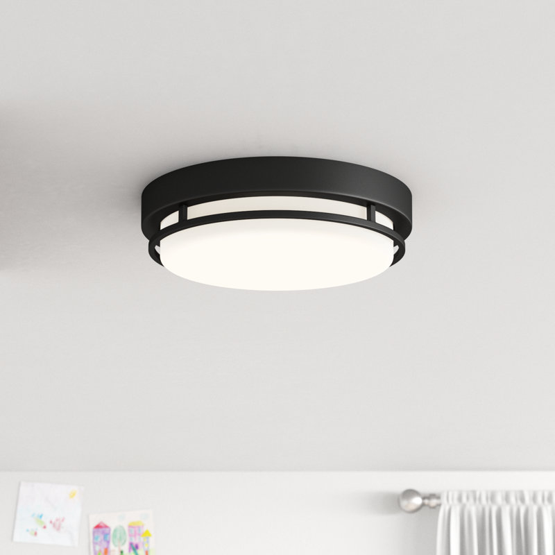 LED Flush Mount, 3.5" H x 12" W x 12" D
