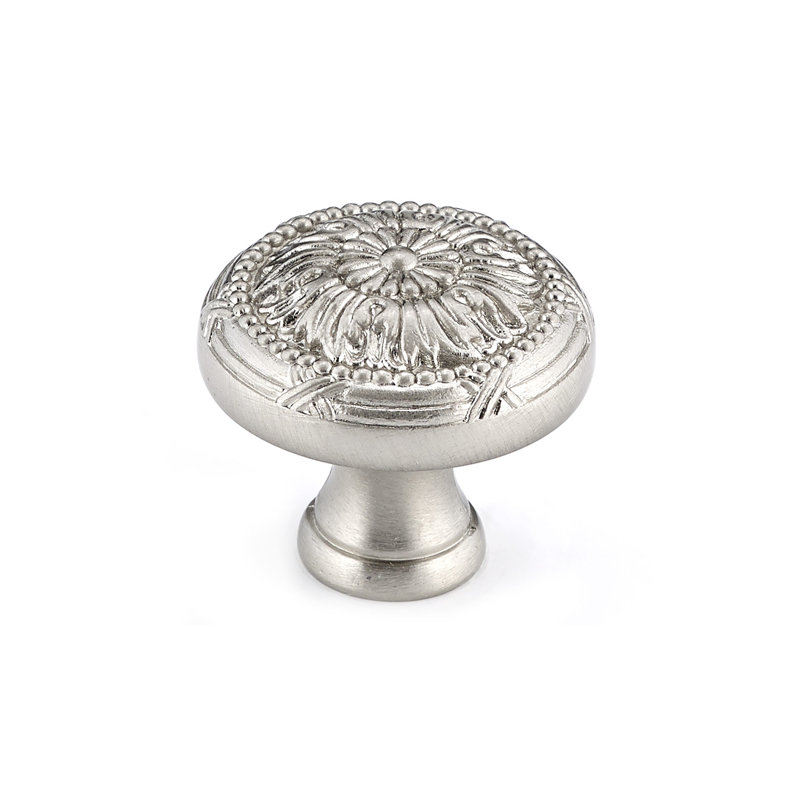 Poignée ronde Expression 1 5/16 po de diamètre, Nickel brossé