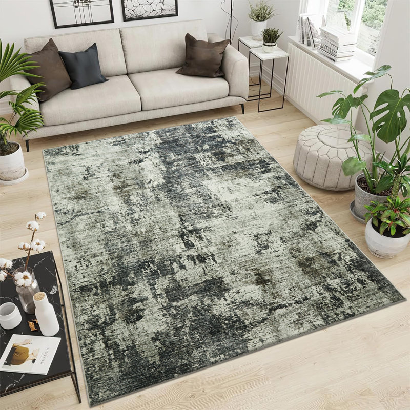Cashmere Machine Tufted Area Rug ( Low-Pile Traditional), Rectangle 120 x 170 cm