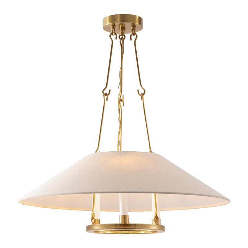 Iron 3-Light Chandelier