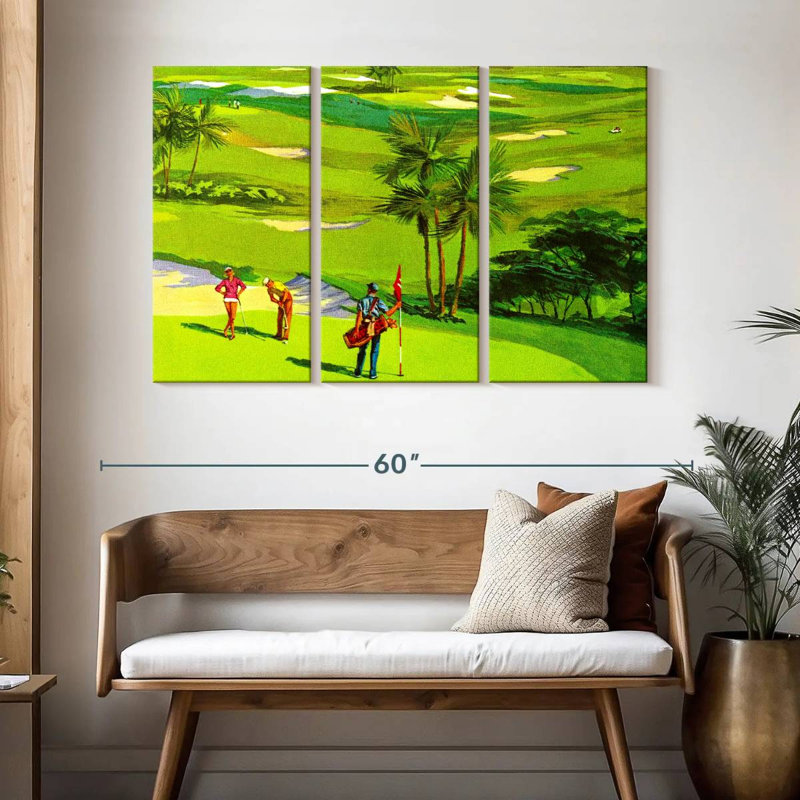 Senne Golf Course, 32" H x 50" W