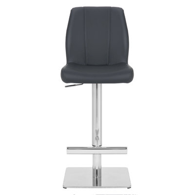 Batista Swivel Upholstered Adjustable Height Bar Stool