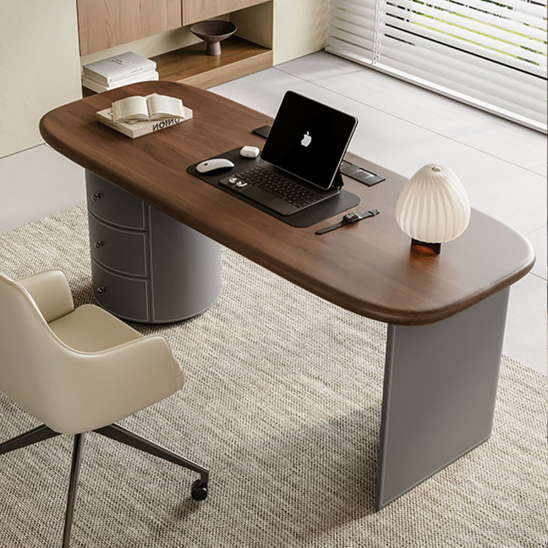 Bureau moderne et simple avec tiroirs, Retour à gauche, 29,5 po H x 70,8 po L x 27,5 po P