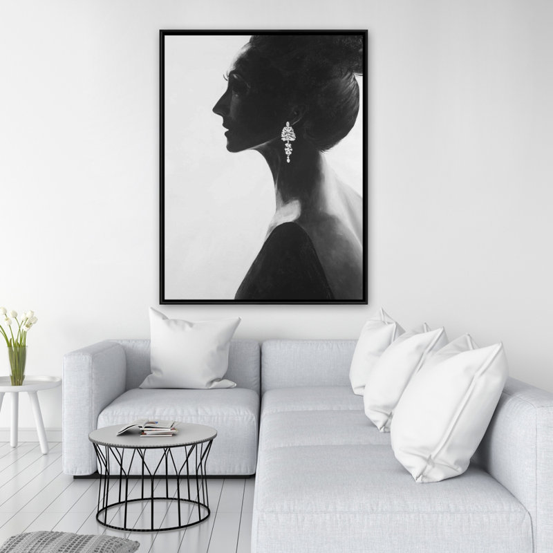Femme chic sur toile