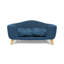 Lit pour chien Mid-Century moderne bleu marine pour petits chiens (11 à 25 lb)