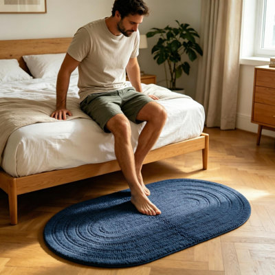 Tapis de bain en bois ou en microfibre douce et absorbante avec motif en relief, non lavable, pour salle de bain, douche et cuisine.